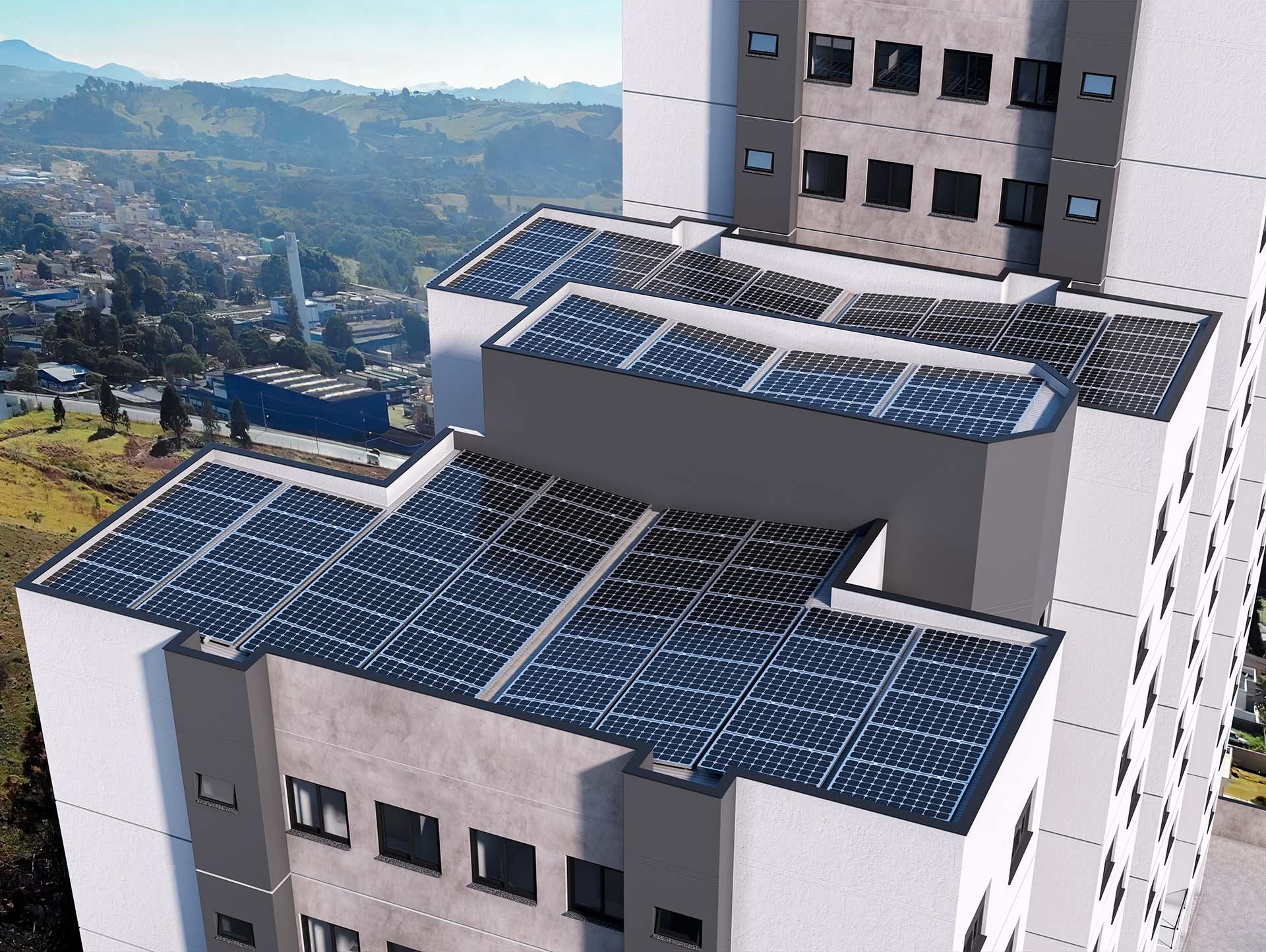 Usina Fotovoltaica Santa Branca Eco Residence